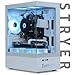 ViprTech Stryker 1.0 Gaming PC - AMD Ryzen 7 (4.1GHz Turbo), RX 580 8GB, 16GB DDR4, 500GB SSD, 700W PSU, WiFi BT USB-C, Win 11 Pro, RGB, Desktop Computer Prebuilt, White