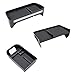 JDMCAR 3PCS Center Console Organizer Tray Set Compatible with Toyota RAV4 2019-2025 and 2021-2025 RAV4 Prime Insert Three Storage Box, Dash Center Console Tray (Only Fit 8'' Multimedia Display)