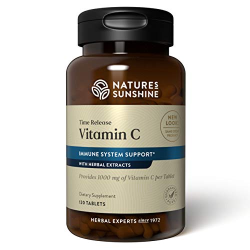 Nature's Sunshine Vitamin C 1000mg T/R 120 Tablets