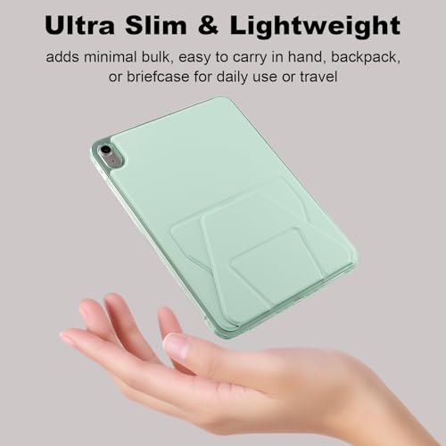 Funda iPad mini A17 Pro delgada contra golpes con piel resistente y lápiz incluido 5