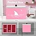 Tampon Holder for Bathroom,Pink Feminine Product Organizer,Girl Stuff Box for Bathroom,Pad and Tampon Organizer for Bathroom,Pad Holder for Bathroom,Shark Week Bathroom Organizer,Bathroom Accessories