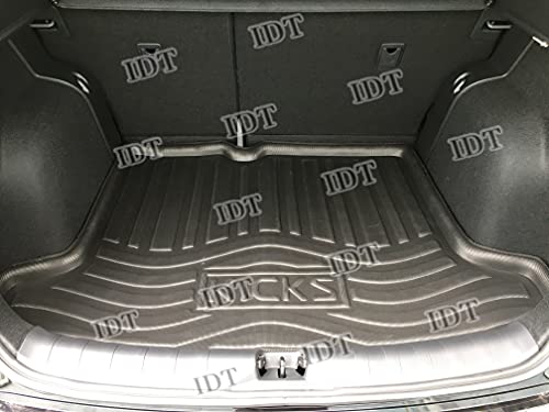 IDT キックス P15 トランクトレー ラゲージトレー ラゲッジ 防水 マット カーゴ シート リア カバー 釣り アウトドア スキー スノーボード スノボ 海 サーフィン (3DブラックA)