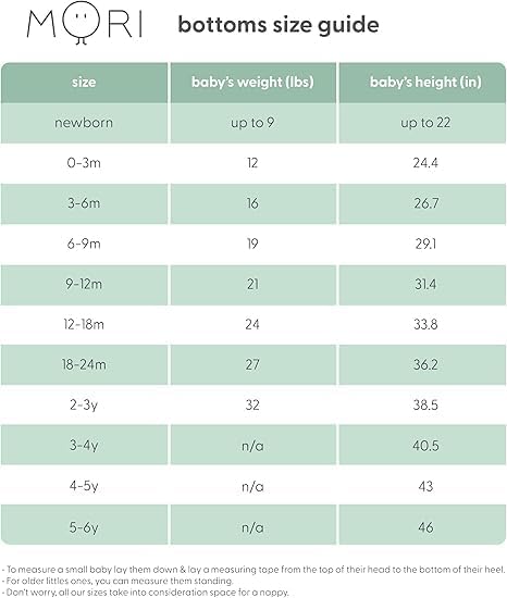 MORI Baby Unisex Premium Ribbed Leggings - Stretchy Pants with Cuffs and Elastic Waist - Viscose from Bamboo and Cotton Blend - Image 3