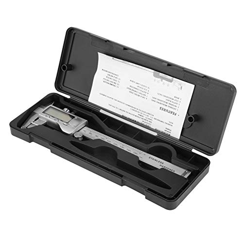 Calipadora Digital de LOCADENCE, Calibración de Vernier Digital Electrónica de 150 mm con Pantalla de Pantalla LCD Grande, Herramientas de Carpintería para Medir la Distancia Inter