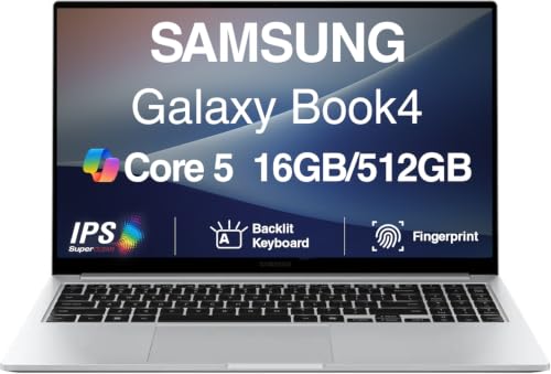 Samsung Galaxy Book4 Light Weight Business Laptop 15.6" IPS FHD Display