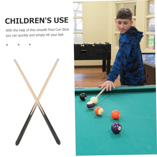 Taco de Billar Corto para Niños 2 Piezas Madera miniatura 6
