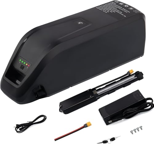 KUSAYLA 48v Battery, Ebike Battery 10Ah USB Interface, 5Pin LED Indicator, Power Switch, 48V for 0-1500W Electric Tricycle