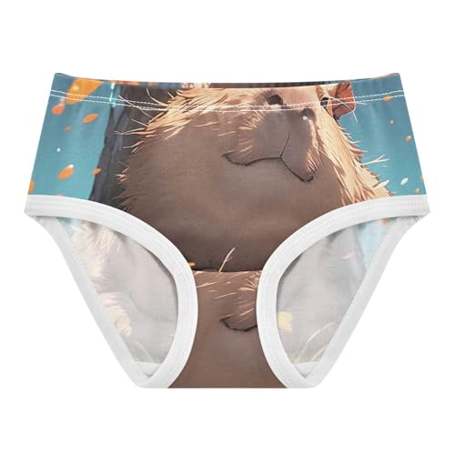 Girls Underwear Toddlers 2t Cotton Cute Panties Girl Cartoon Kids Undies Briefs Cartoon Animals Autumn Leaves