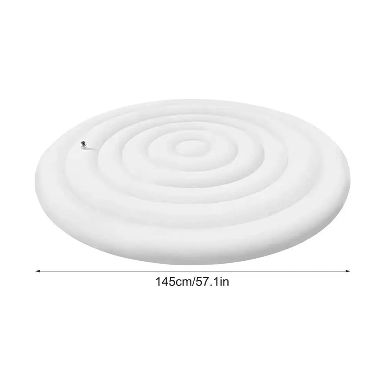 Cubierta SPA Inflatable Hot Tub Cover with Handle, Windproof Rainproof Foldable SPA Lid for Swimming Pool