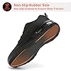LUPWEE Safety Trainers Slip Resistant Steel Toe Cap Trainers for Men Women, Puncture Proof Safety Shoes Breathable Comfortable Industrial Work Shoes,Black 8 #3