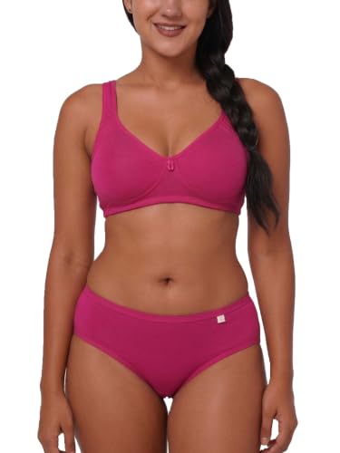 Image of Inner Sense Organic Cotton Bamboo Bra for Woman with Concentric Stitches I Full Coverage Bra for Heavy Bust with Side Support I Non Padded Innerwear with Wire-Free Design