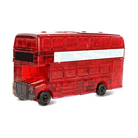 3D Crystal Puzzle - Bus Model DIY Gadget Blocks Building Toy Gift Cover