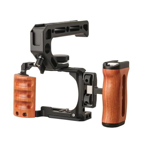 �݊���������܂�Sony ZV-E10 �J�����P�[�W�ƁA�ؐ��n���h���A�}�C�N�p�����}�E���g�t��(D)