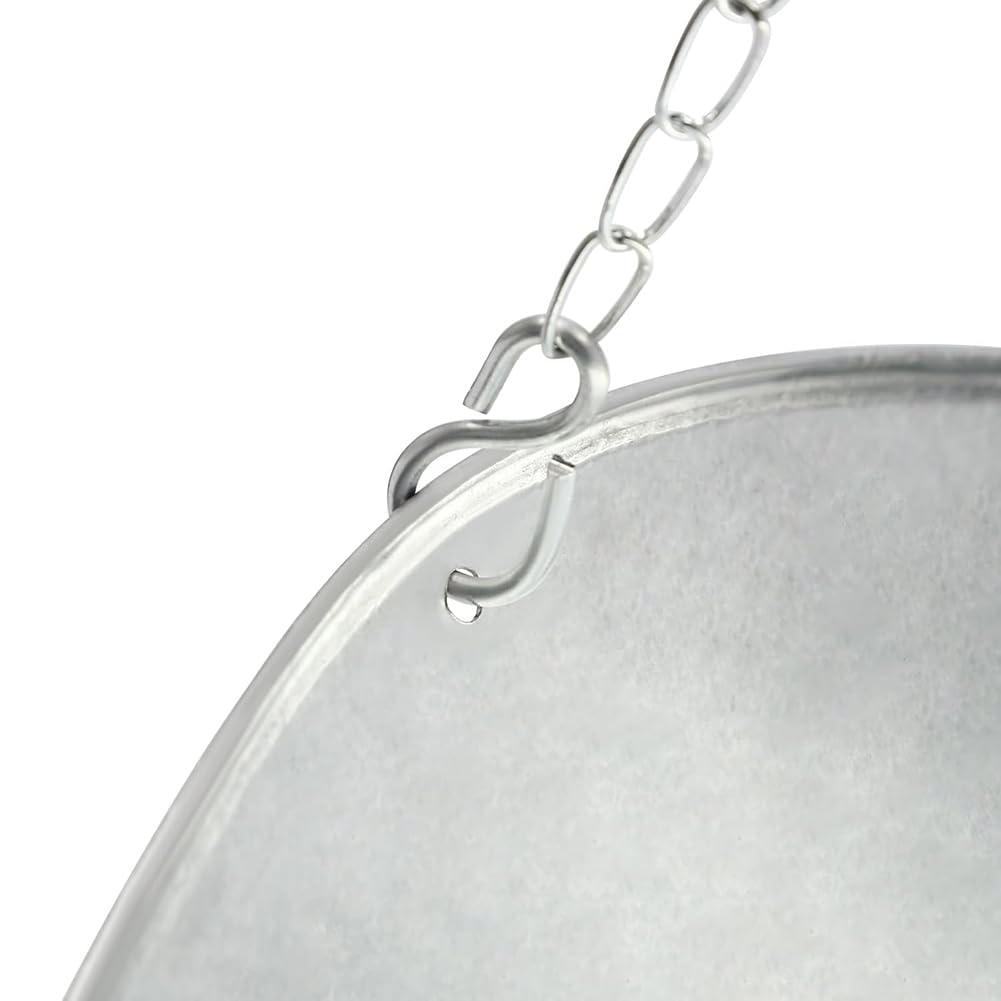 10-20kg Balanza Mecánica Colgante De Doble Cara con Cadena Y Bandeja para Cucharones Balanza De Peso con Muelle para Granja, Cocina Alimentos Y Productos AgrícolasSilver,10kg