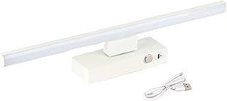 Lámpara LED recargable de pared con atenuación táctil, luz de noche de aluminio para retratos y pinturas, color blanco natural, 50 cm, iluminación perfecta para dormitorio