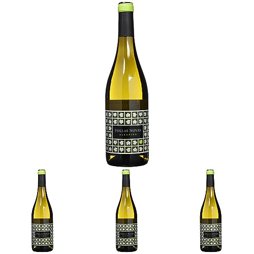 Paco & Lola Follas Novas, Vino Blanco, 75 cl - 750 ml (Paquete de 4)