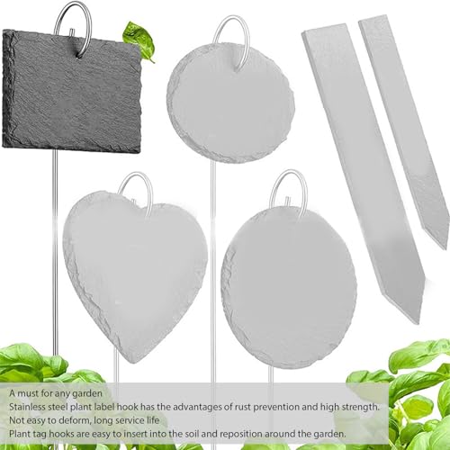 30Pcs Plant Label Hooks, Weatherproof Metal Plant Labels Hook for Hanging Tags 7.87in Height, Organize Your Garden Effectively - Image 3
