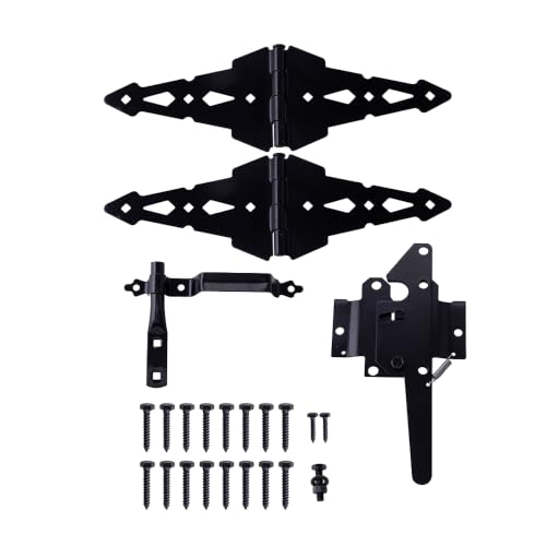 HOME MASTER HARDWARE Wood Gate Hardware Set-Heavy Duty...