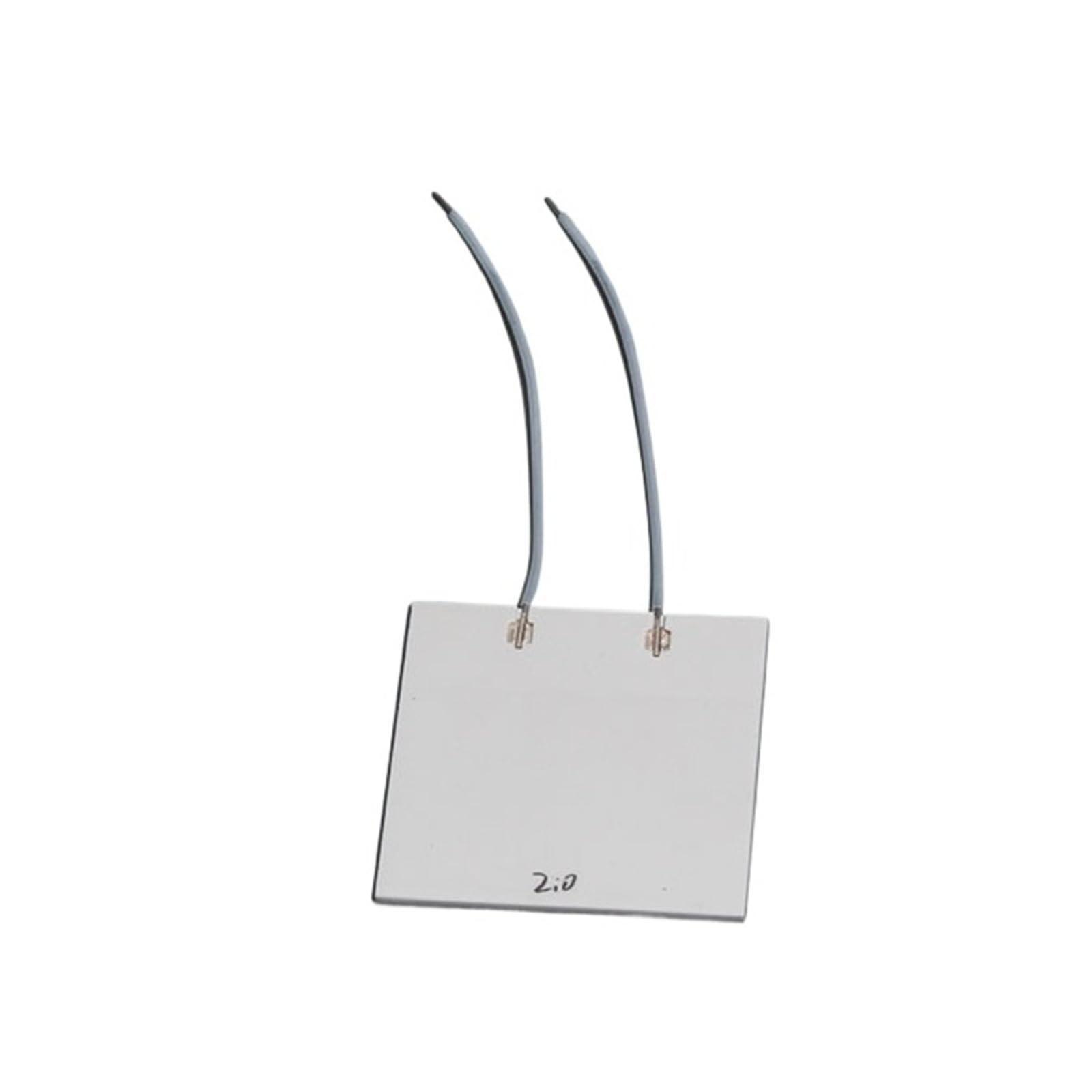 FXFBRTRWN Miniature High Temperature Ceramic Heating Plate 25x25x2mm Aluminum Oxide Heater Element 1piece(3.7V 3W 80C)