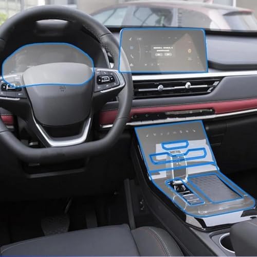 Film TPU console Chery Tiggo 5X Pro 2022-2023 protection bva
