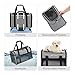 Chuzhong Airline Approved Pet Carrier for Cats & Small Dogs (Up to 18 Lbs) - Soft Sided Travel Carrier with Washable Pad (Grey)