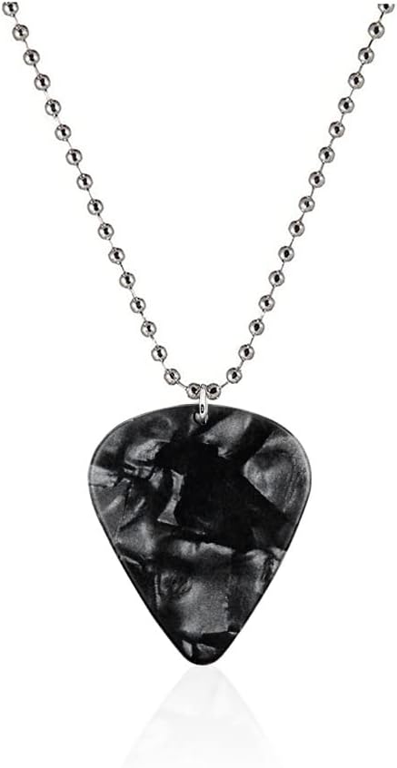 Guitar Pick Dangle Earrings and Necklace - Rock Music Accessories - Gifts for Women Men and Music Lovers