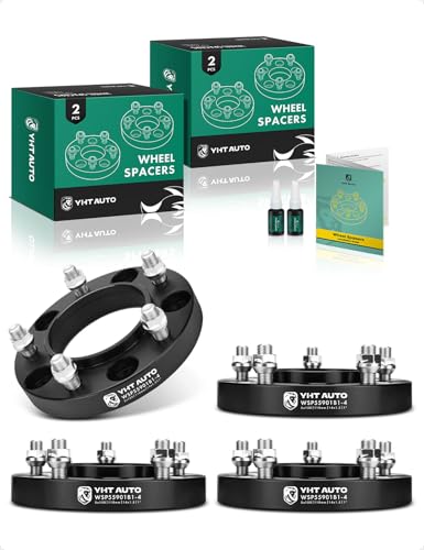 YHTAUTO 5x150mm Hubcentric Wheel Spacers 1 inch Fits Toyota Tundra, Sequoia, Land Cruiser, Lexus