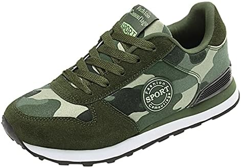 TIMEMEANS Sneakers for Women Couples Camouflage Canvas Breathable Sport Running Shoes