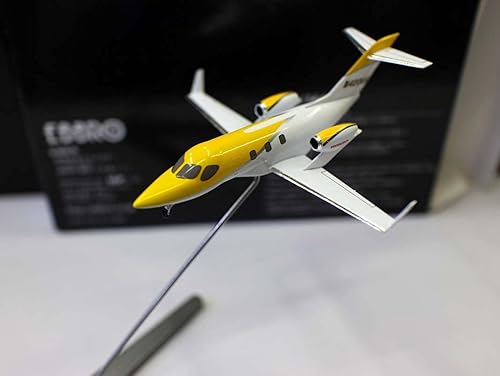Miniatura 3 de Ebbro para Hondajet Private Business Jet Yellow 1144 fundido a presión Avión Modelo Avión