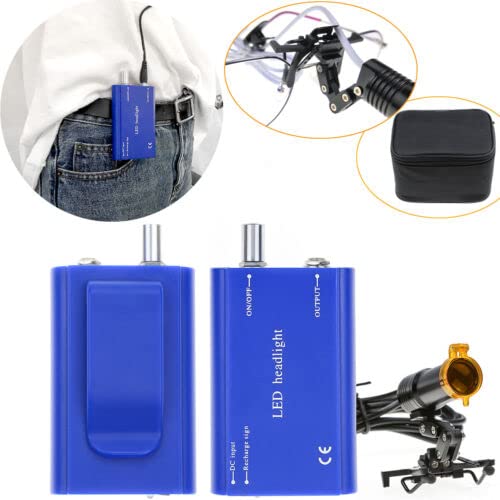 Aries Outlets 5W Waist Hanging Head Light With Plastic Clip Filter For Magnifier (Blue) #TOP2