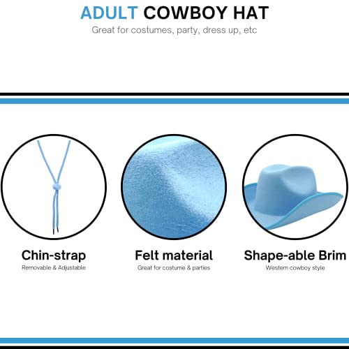 4E'S Novelty 10891 Women'S Cowboy, Light Blue thumb #3