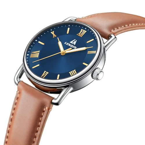 Image of LN LENQIN Mens Watches Unisex Military Sport Nylon Strap Stylish Luminous Fashion Analog Quartz Watch for Men Waterproof Army Tactical Casual Wristwatch