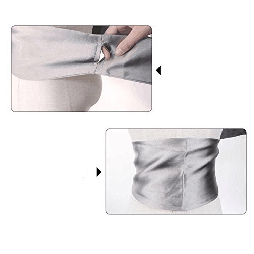 Women's Satin Ribbon Belt Tie Bowknot Band Wrap Elegant Wide Belt Waistband Silk belt3