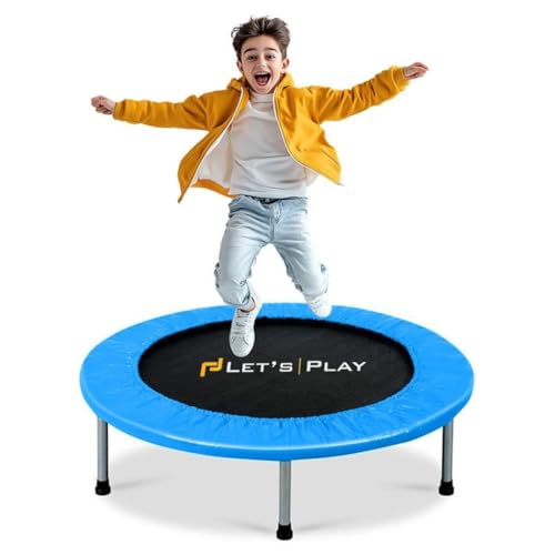 LET'S PLAY® LP-982 LET'S PLAY Imported Trampoline Jumping Trainer for Kids and Adult, 38 INCH...