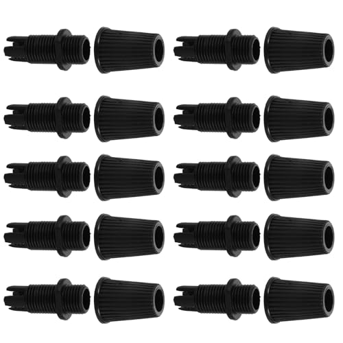 Alipis 200 Clips Câbles en Plastique Ignifuge Noirs 007, Accessoires pour Éclairage Suspendu Diy, Connecteurs de Décharge de Traction Haute Résistance la Chaleur, 200 Pièces,