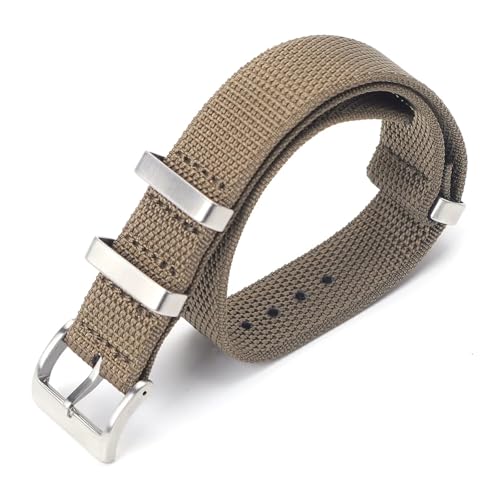 [ȓX] WCC00816 fރiCvoh 20mm 22mm vȐnvXgbv XeXX`[obNt X|[cvoh j p(Khaki,20mm)