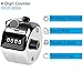 HZXSDEG 4 PCS Counter Clicker 4-Digit Number Count, Handheld Mechanical Counters Clickers Pitch Counter for Coaching, Knitting, People, Lap, Fishing, Golf, Toddler & Fidget