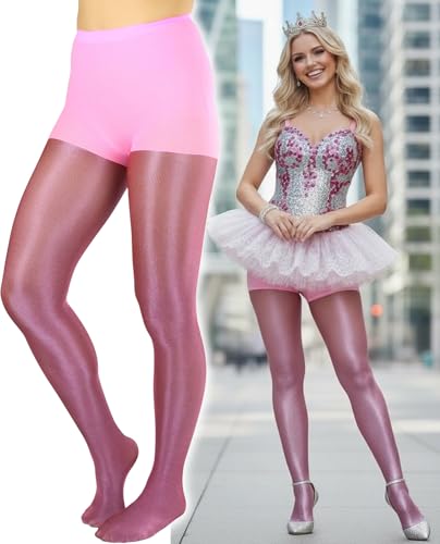 Image of ToBeInStyle Women's Shine & Shimmer Metallic Pantyhose Opaque Lurex Tights