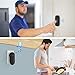 SECRUI Wireless Doorbell with 2 Buttons – Doorbell Kits for Front Door Back Door– Battery Operated Doorbell with 52 Chimes, LED Flash, 5 Volume Levels – Waterproof Modern Doorbell – Over 1000FT