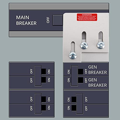 Generator Interlock Kit Compatible with Square D QO or Homeline 150 or