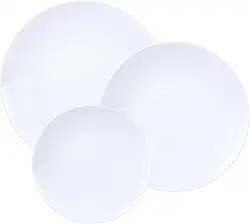 Jogo de Pratos Tramontina Leonora em Porcelana 12 Peças