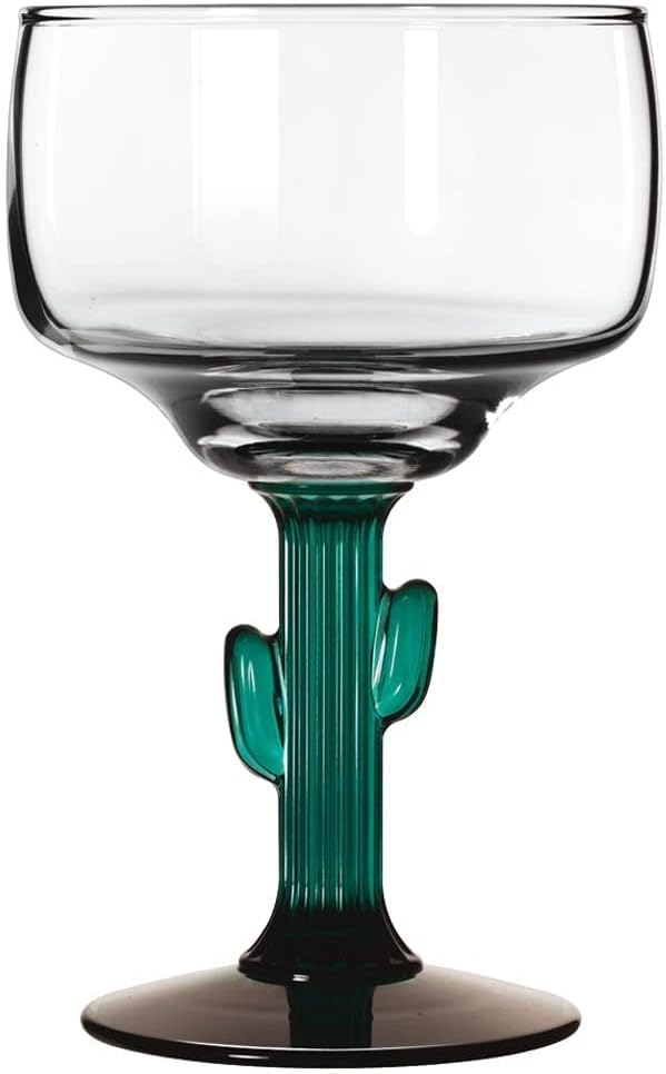 Libby 16 oz Cactus Margarita Glasses, Set of Two