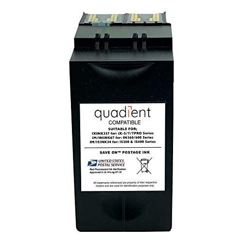 Save On Postage Ink Compatible Quadient ISINK34 High Capacity Ink Cartridge â€“ Neopost Red Ink Cartridge for Postage Machine Ink â€“ Quadient ISINK34 Postage Meter Ink Cartridge