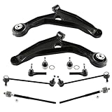 ADIGARAUTO Front Suspension Kit Control Arm Compatible with 2009-2015 Dodge Journey | Replace# K641334 K641333 K750382 K500120 EV800611 ES800408