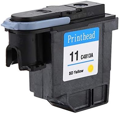 Print Head, Natural Colors Print Head Smooth Printing No Paper Jam Printhead for HP 500 510 800 Series(Yellow C4813A)