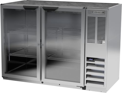 Beverage Air Commercial Kitchen BB48HC-1-G-S Back Bar Cabinet, Refrigerated