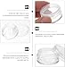 20Pcs Transparent Small Travel Sample Containers with Lids, 5ml Mini Clear Sample Jar for Creams, Tiny Makeup Cosmetic Sample Containers for Women, Refillable Cosmetic Jars