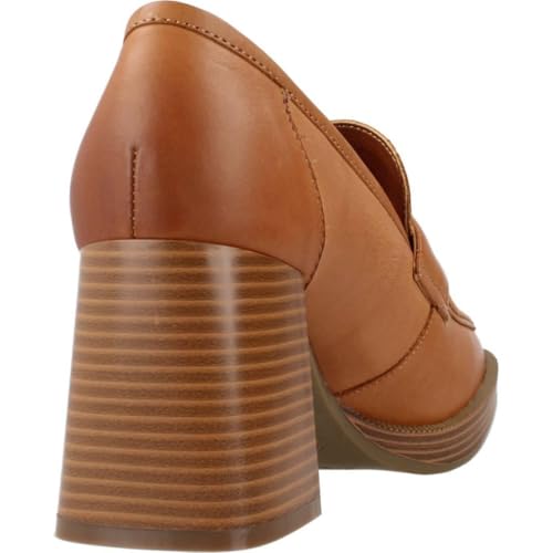 Carmela Para Mujer. 16121801-CAMEL Zapatos De Piel 161218 MarróN (39), 8 A 10Cm, Ninguno, Casual - 3