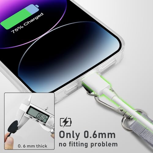 Image of ROCONTRIP Phone Lanyard Universal Crossbody Cell Phone Lanyards Multifuctional Nylon Patch Adjustable Shoulder Neck Strap Compatible with Most Smartphones