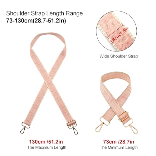 Image of Long Keeper Purse Strap Wide 3.8cm Shoulder Strap Crossbody Bag Strap Replacement Adjustable Guitar Straps for Women Handbags